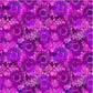 I Dream In Color Sunflower Magenta quilting cotton fabric showing dense allover tonal shadow floral – silhouetted sunflowers, daisy clusters, berry sprigs, and leaves in vibrant magenta, hot pink, fuchsia, and deep purple watercolor wash by Jason Yenter for In The Beginning Fabrics, 100% cotton, 3 yard cut