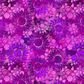 I Dream In Color Sunflower Magenta fabric by Jason Yenter for In The Beginning Fabrics – dense allover tonal shadow floral with silhouetted sunflowers, daisy clusters, and berry sprigs in vibrant magenta, hot pink, fuchsia, and deep purple watercolor wash, perfect for bold jewel-toned quilt projects, 100% cotton, 3 yard cut