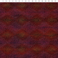 Vivid Mums Spice Red quilting cotton fabric with ruler showing print scale – dense allover chrysanthemum burst blender with tiny pointed petals in deep crimson, red, coral-orange, and gold on dark near-black burgundy by Jason Yenter for In The Beginning Fabrics, 100% cotton, 3 yard cut