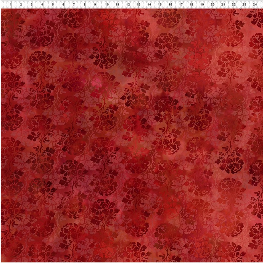 Prism Orange Rose 3 yard cut – fabric – colorful textile design