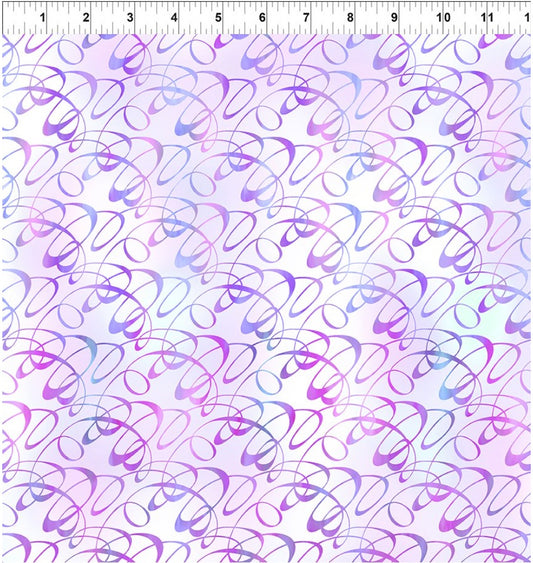 Garden of Dreams II Purple Swirl 3-yard cut