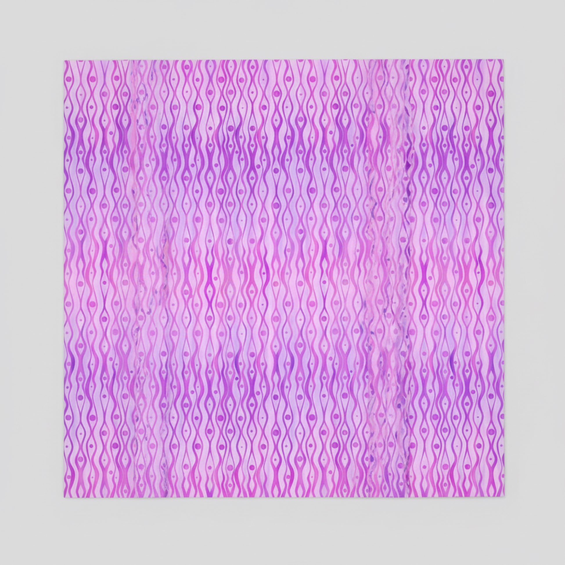 Garden of Dreams II Magenta quilting cotton fabric - full view of design repeat