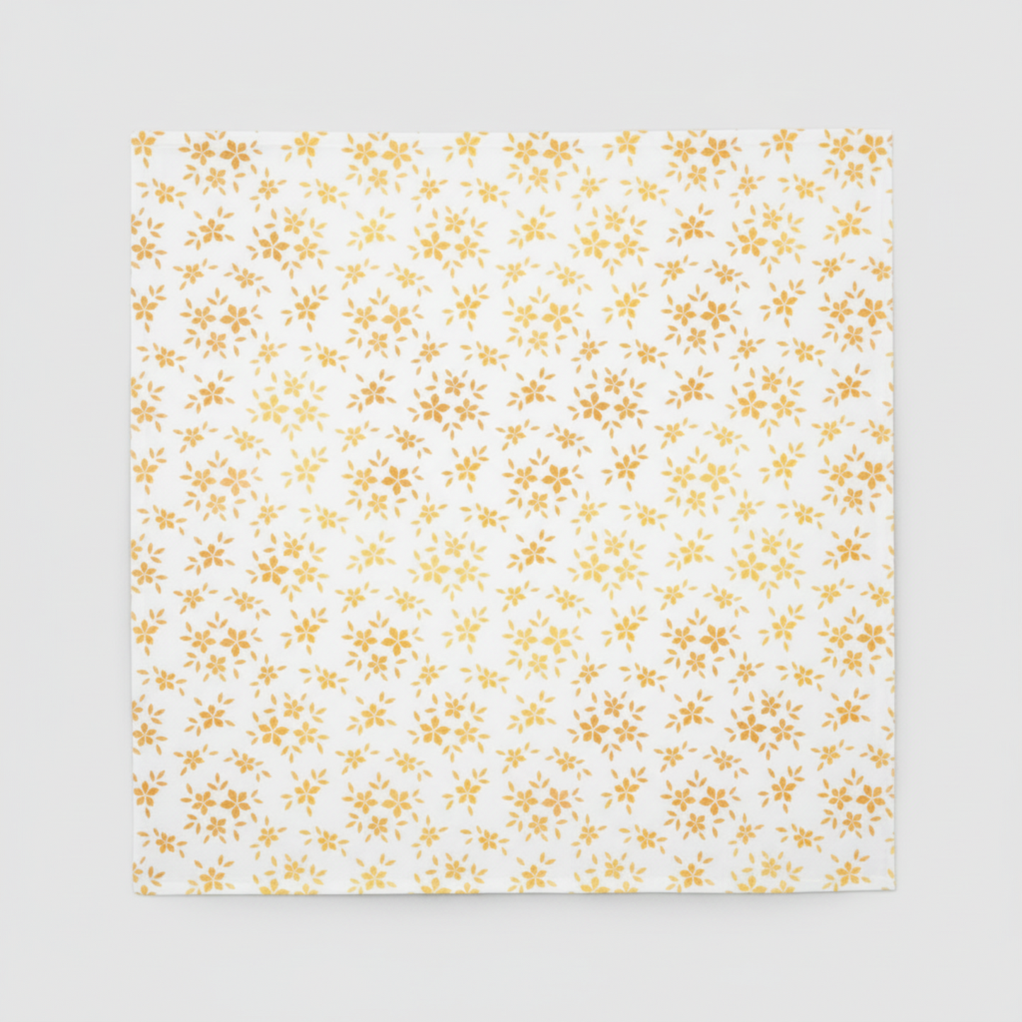 Garden of Dreams II Gold Buds quilting cotton fabric - full view of design repeat