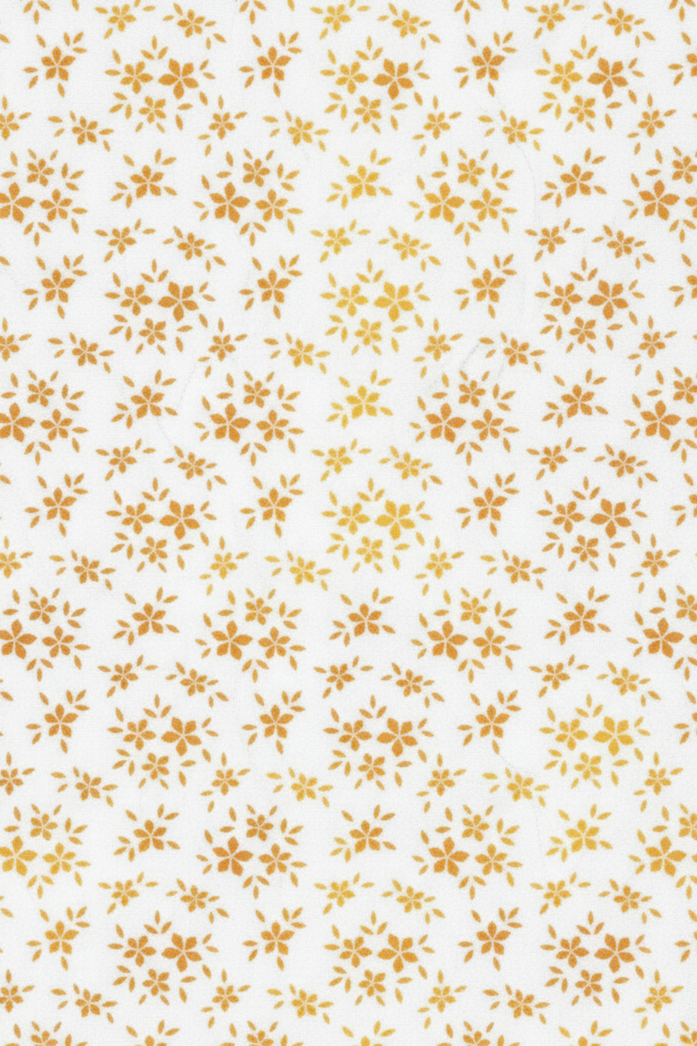 Garden of Dreams II Gold Buds quilting cotton showing delicate golden floral bud motifs on a warm golden background