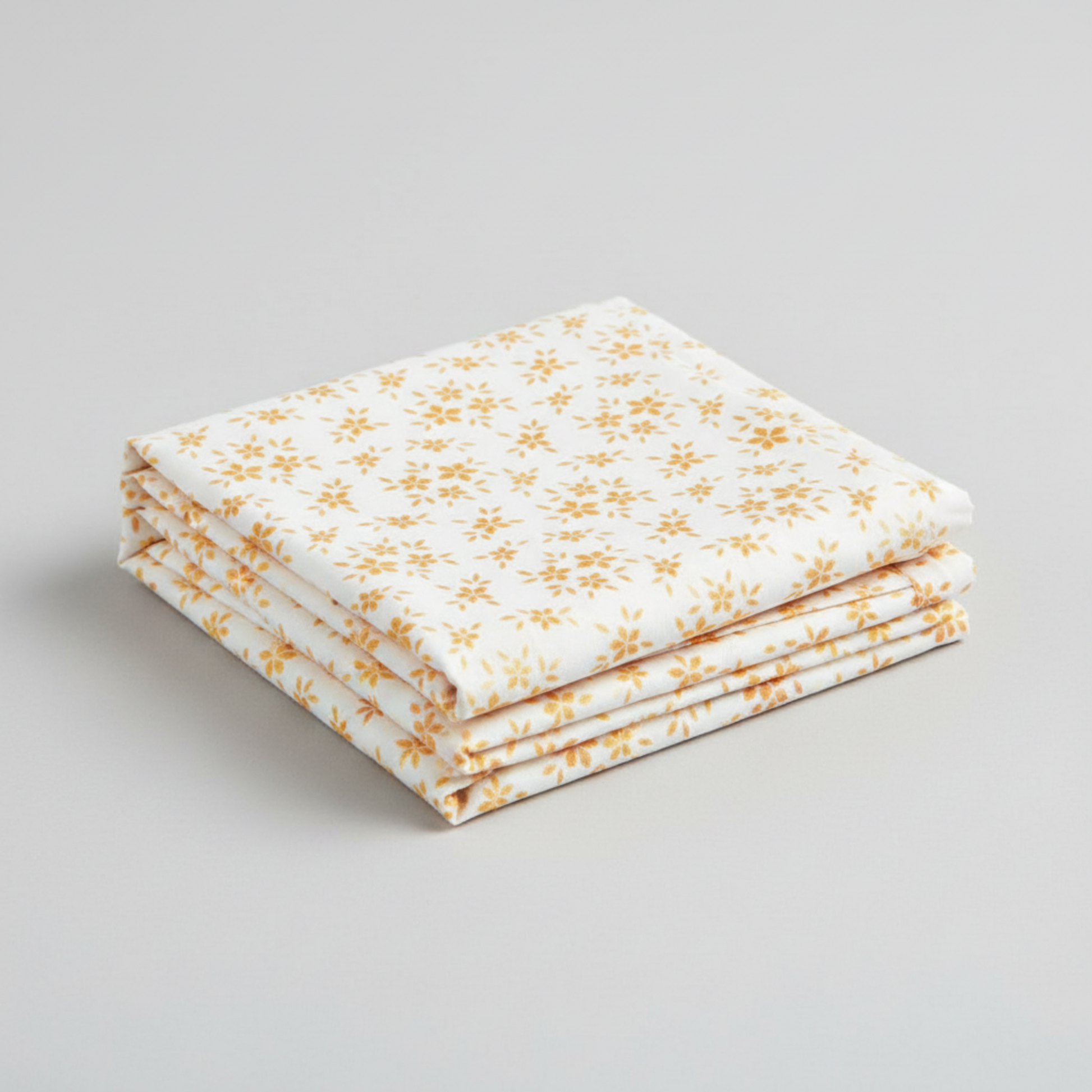 Garden of Dreams II Gold Buds quilting cotton by Jason Yenter - 3 yard cut showing luminous floral pattern