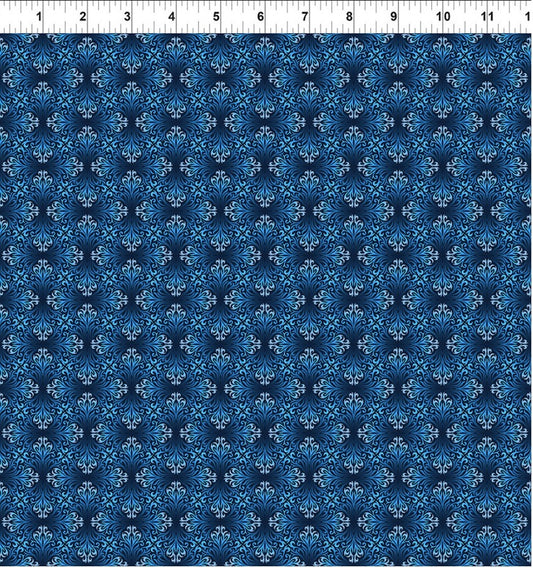 Nature's Winter Blue Winter Tonal 3-yard cut