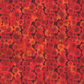 Close-up detail of Sunshine Red Daisies fabric showing intricate daisy blooms and texture