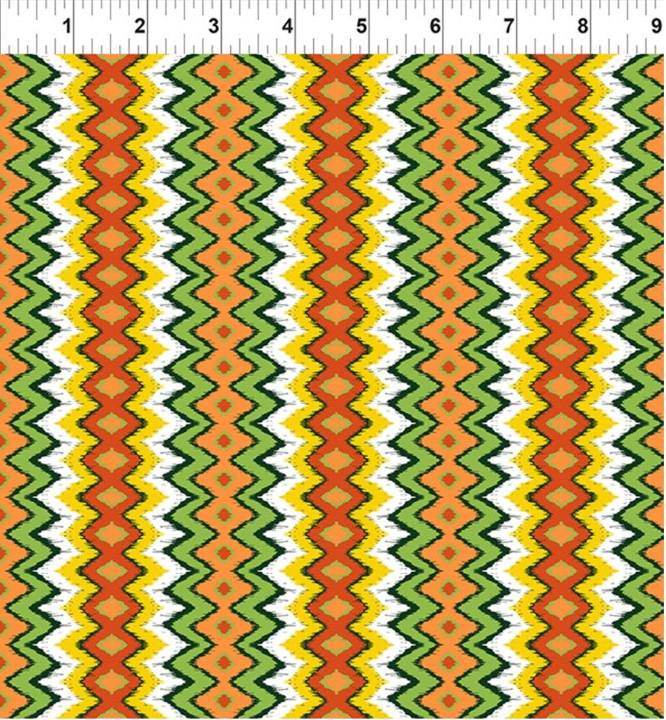 Jungle Friends Multi Stripe 3-yard cut