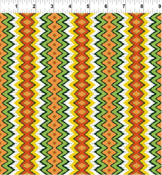 Jungle Friends Multi Stripe 3-yard cut