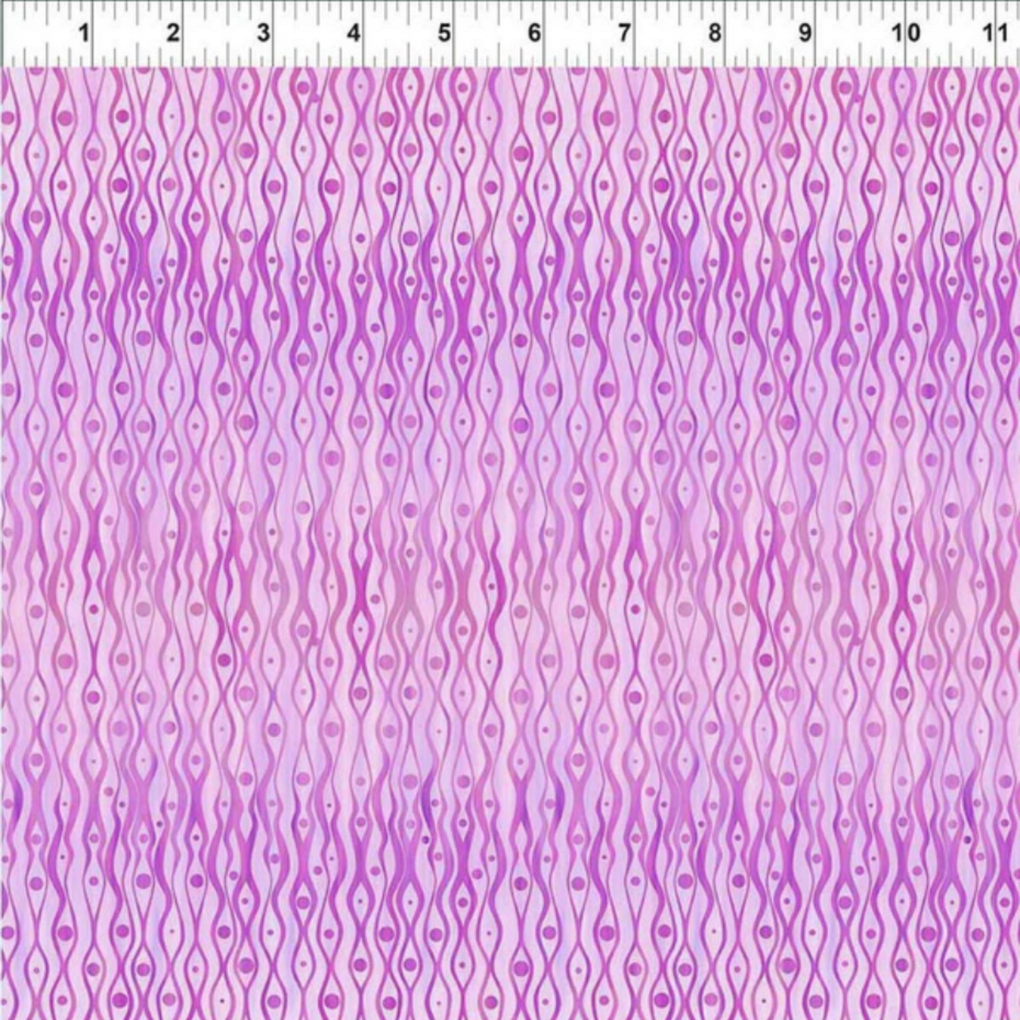 Garden of Dreams II Magenta 3 yard cut by Jason Yenter showing full pattern length and color palette