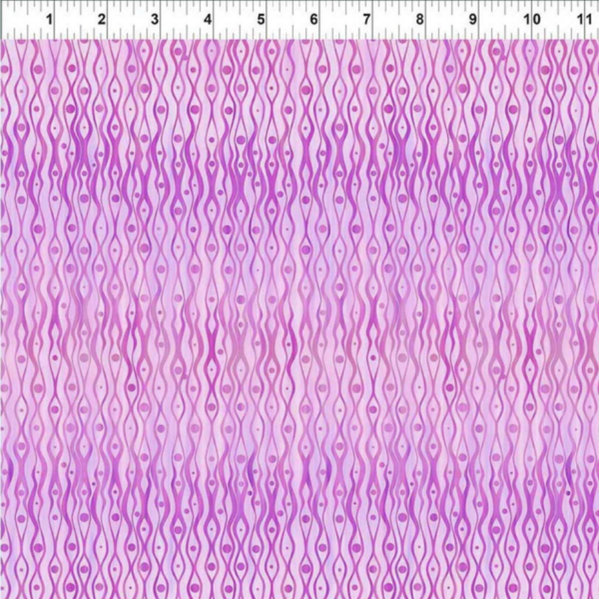 Garden of Dreams II Magenta 3 yard cut by Jason Yenter showing full pattern length and color palette