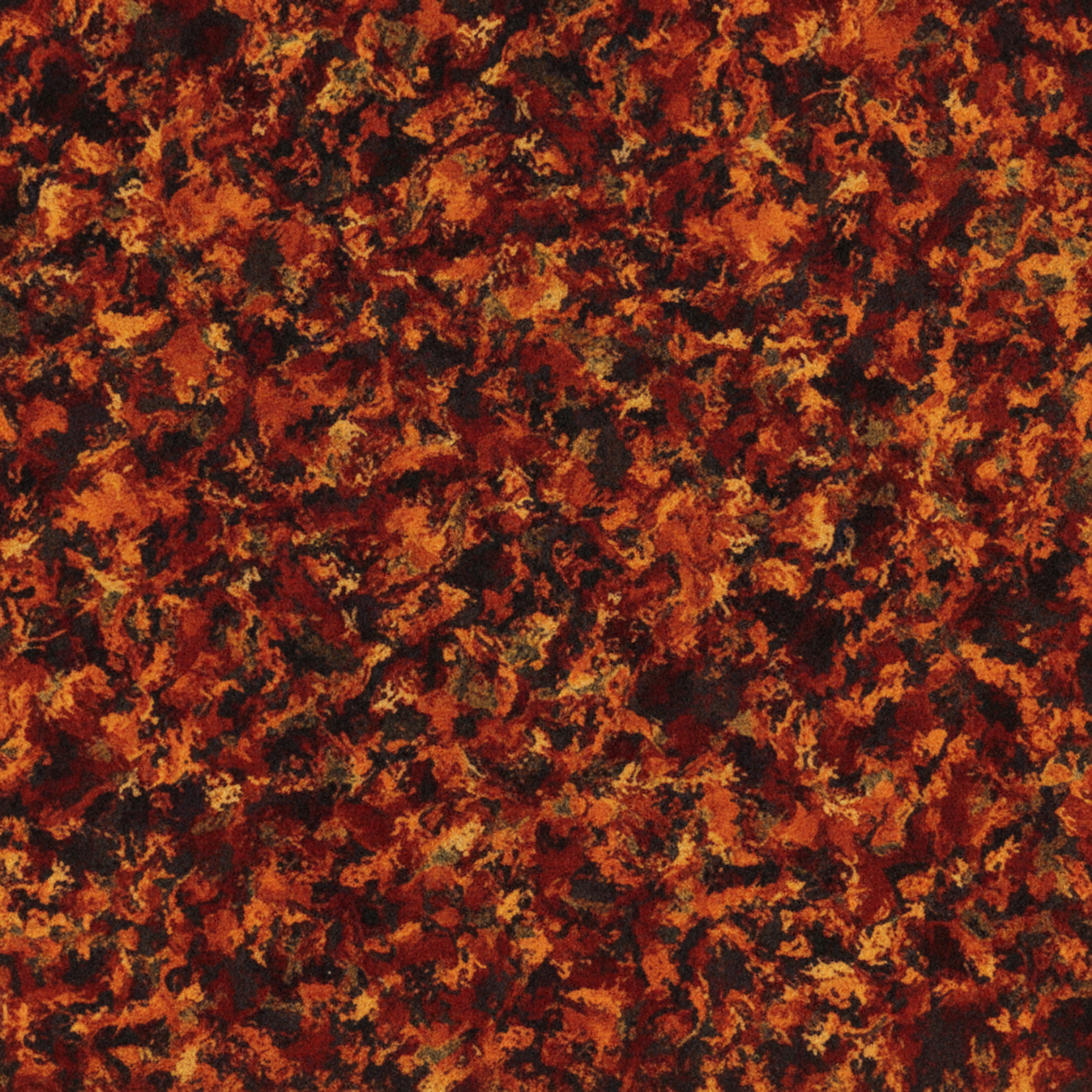 Close-up detail of A Year of Art Autumn Texture fabric showing layered painterly brushstrokes in warm fall tones