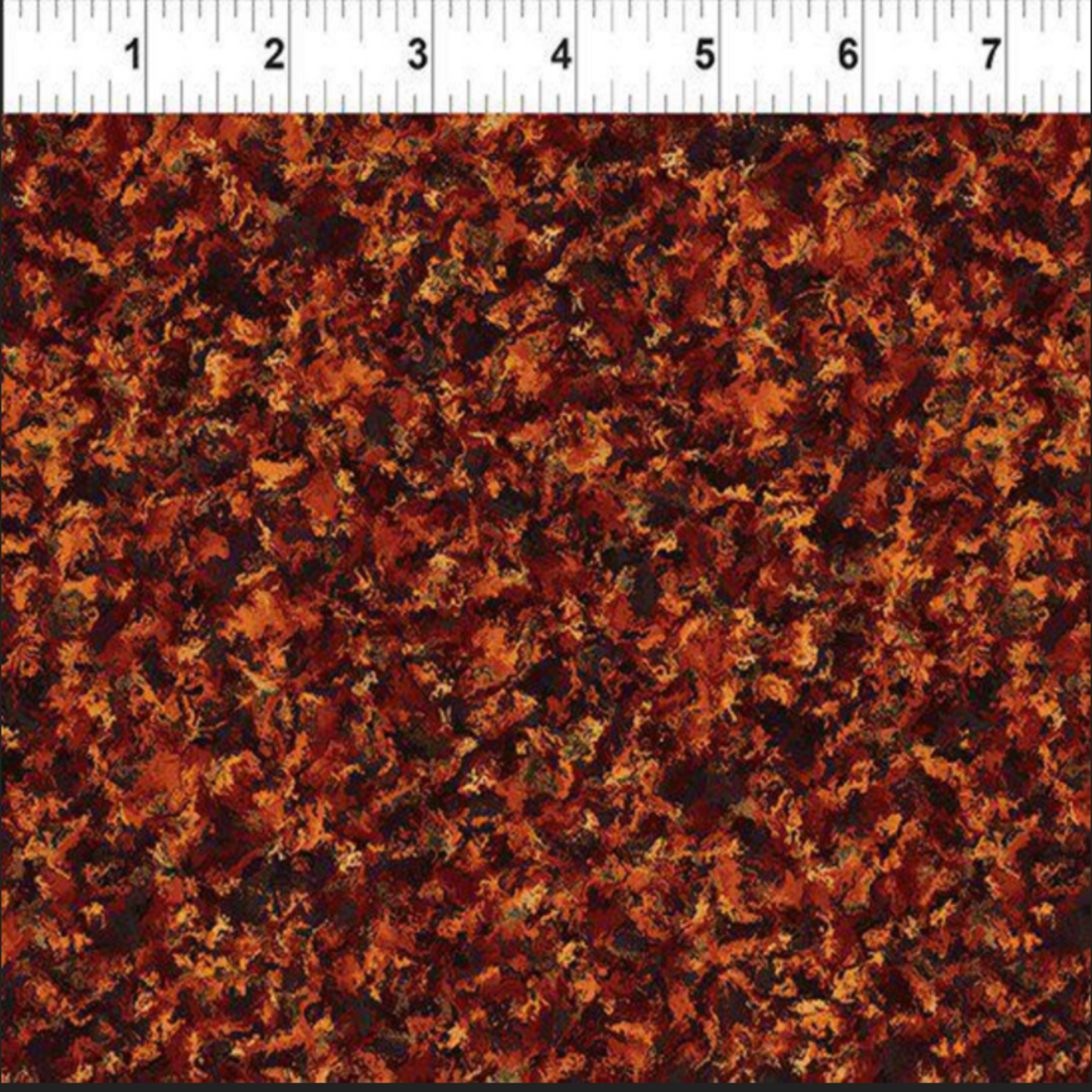 A Year of Art Autumn Texture quilting cotton full pattern view showing warm autumn texture design
