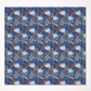 Whimsy Anemones and Berry Pods Blue quilting cotton – full pattern view showing repeating floral and botanical design