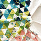 Dance in Paris Charcoal Lanterns Metallic – fabric – modern patchwork