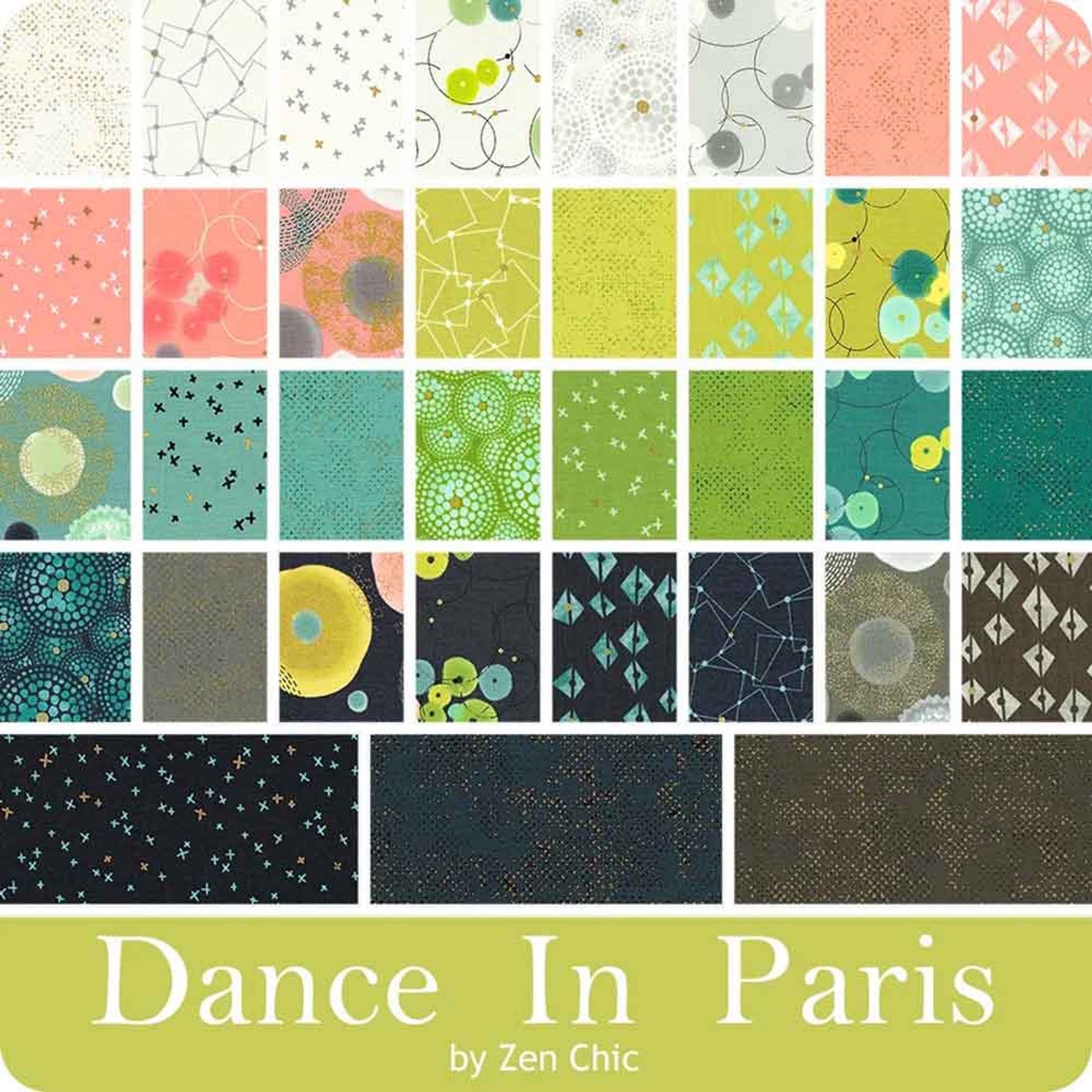 Throwing – quilt pattern – colorful textile design