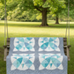 Spotted Dusty Teal Fabric – by Zen Chic for Moda Fabrics