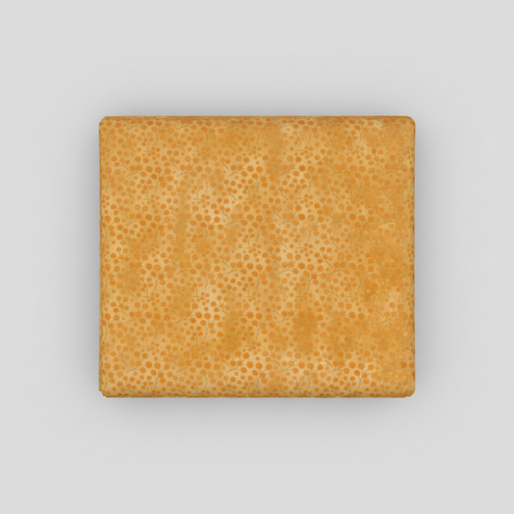 Autumn Celebration Gold Berries fall quilting cotton with elegant vine print in warm gold tones.