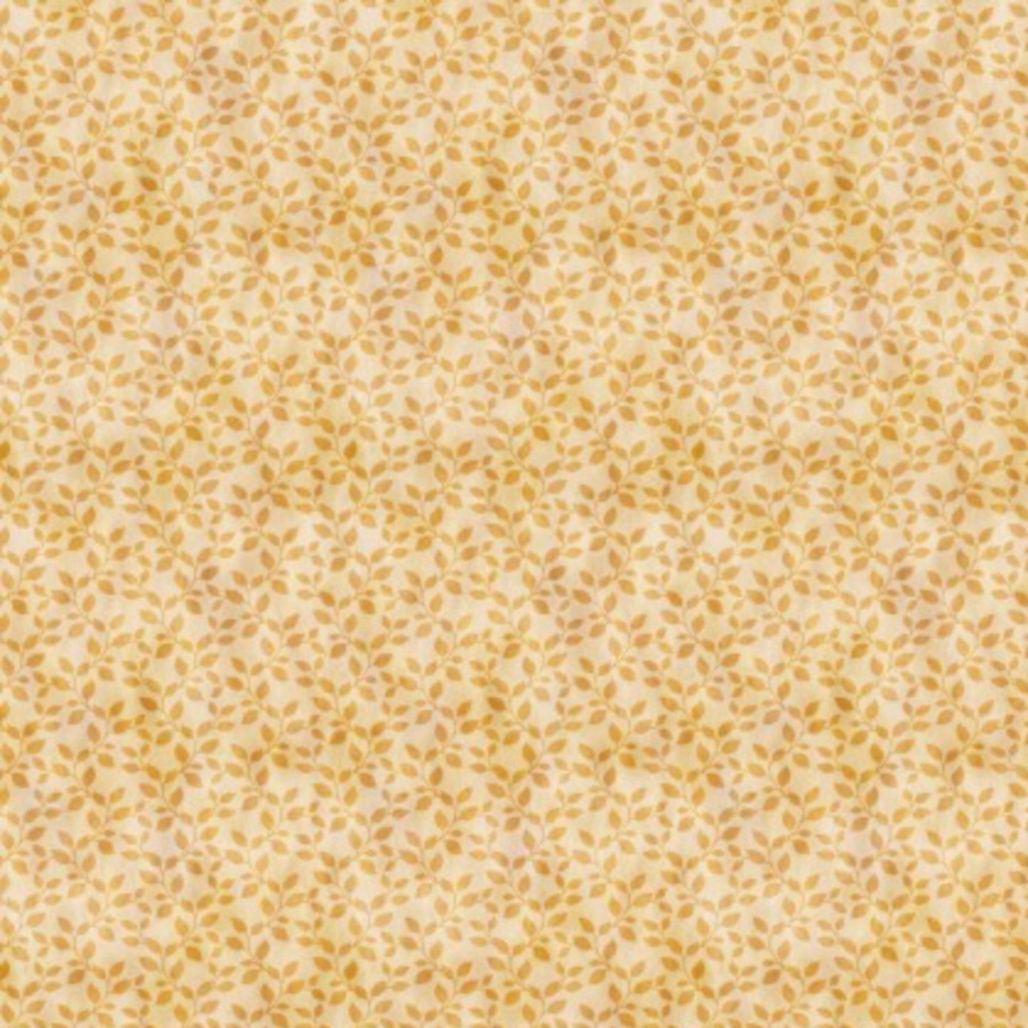 Autumn Celebration Gold Vines quilting cotton fabric with delicate golden vine pattern – fall blender fabric.