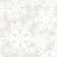 NYSNO New Snow White Snowflakes quilting cotton by Jason Yenter for In The Beginning Fabrics — vertical close-up showing densely scattered white-on-white snowflake silhouettes on a soft mottled ground, tone-on-tone allover print, 100% cotton, 43–44" wide.
