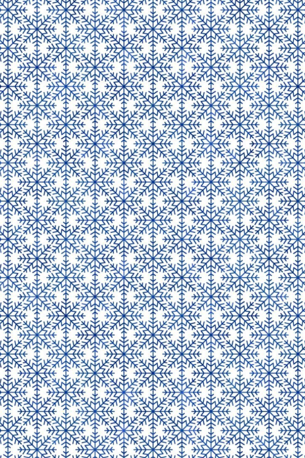 NYSNO New Snow Blue Snowflake Grid Fabric – by Jason Yenter for In The Beginning Fabrics