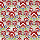 NYSNO Multicolor Floral quilting cotton fabric with beautiful multicolor floral blooms on winter background
