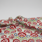NYSNO Multicolor Floral quilting cotton fabric draped to show softness, movement, and natural fabric body