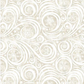 Winter Solstice II Cream Snow Swirl quilting cotton by Jason Yenter for In The Beginning Fabrics — tone-on-tone pearl white scroll swirls with nestled snowflakes and scattered stars on warm ecru mottled ground, versatile low-volume background and blender fabric for Christmas quilts, table runners, stockings, tree skirts, and holiday home décor, 100% cotton. Quilt blocks shown for inspiration. Coordinating fabrics and quilt patterns are available at IraRobi Quilts.