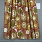 Detailed view of Winter Solstice II Multi Celestial Metallic cotton fabric highlighting elegant celestial and metallic design