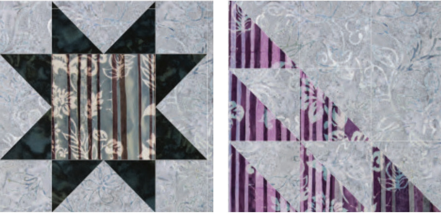 A Walk in the Woods BOM: Month 2 – block of the month – floral pattern