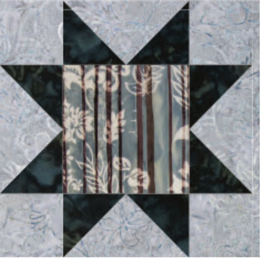 A Walk in the Woods BOM: Month 2 – block of the month – floral pattern