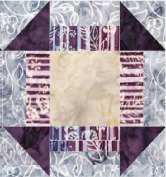 A Walk in the Woods BOM: Month 3 – block of the month – colorful textile design