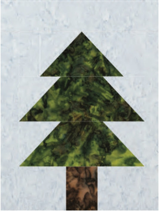 A Walk in the Woods BOM: Month 4 – block of the month – colorful textile design