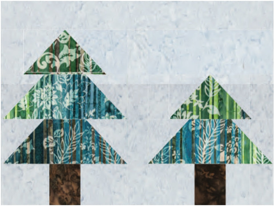 A Walk in the Woods BOM: Month 4 – block of the month – colorful textile design