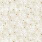 Winter Solstice II Cream Snowflakes Metallic quilting cotton by Jason Yenter for In The Beginning Fabrics — tossed white snowflakes with gold metallic star dots on warm ecru mottled ground, versatile low-volume background and blender fabric with subtle holiday sparkle for Christmas quilts, table runners, stockings, and holiday home décor, 100% cotton with metallic accents. Quilt blocks shown for inspiration. Coordinating fabrics and quilt patterns are available at IraRobi Quilts.