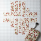 Winter Solstice II Cream Poinsettia Metallic quilting cotton styled for quilting project inspiration