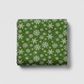 Winter Solstice II Green Snowflakes Metallic