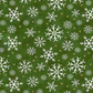 Winter Solstice II Green Snowflakes Metallic quilting cotton by Jason Yenter for In The Beginning Fabrics — tossed white snowflakes in multiple sizes with tiny scattered gold metallic star dots on a rich deep forest green mottled ground, classic versatile holiday background and coordinate fabric, 100% cotton with metallic accents, 43–44" wide. Quilt blocks shown for inspiration. Coordinating fabrics and quilt patterns are available at IraRobi Quilts.