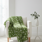 Winter Solstice II Green Snowflakes Metallic