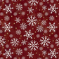 Winter Solstice II Red Snowflakes Metallic quilting cotton by Jason Yenter for In The Beginning Fabrics — tossed white snowflakes on rich mottled burgundy with gold metallic star dots, elegant holiday background or coordinate fabric for Christmas quilts, stockings, table runners, and festive home décor, 100% cotton with metallic accents. Quilt blocks shown for inspiration. Coordinating fabrics and quilt patterns are available at IraRobi Quilts.