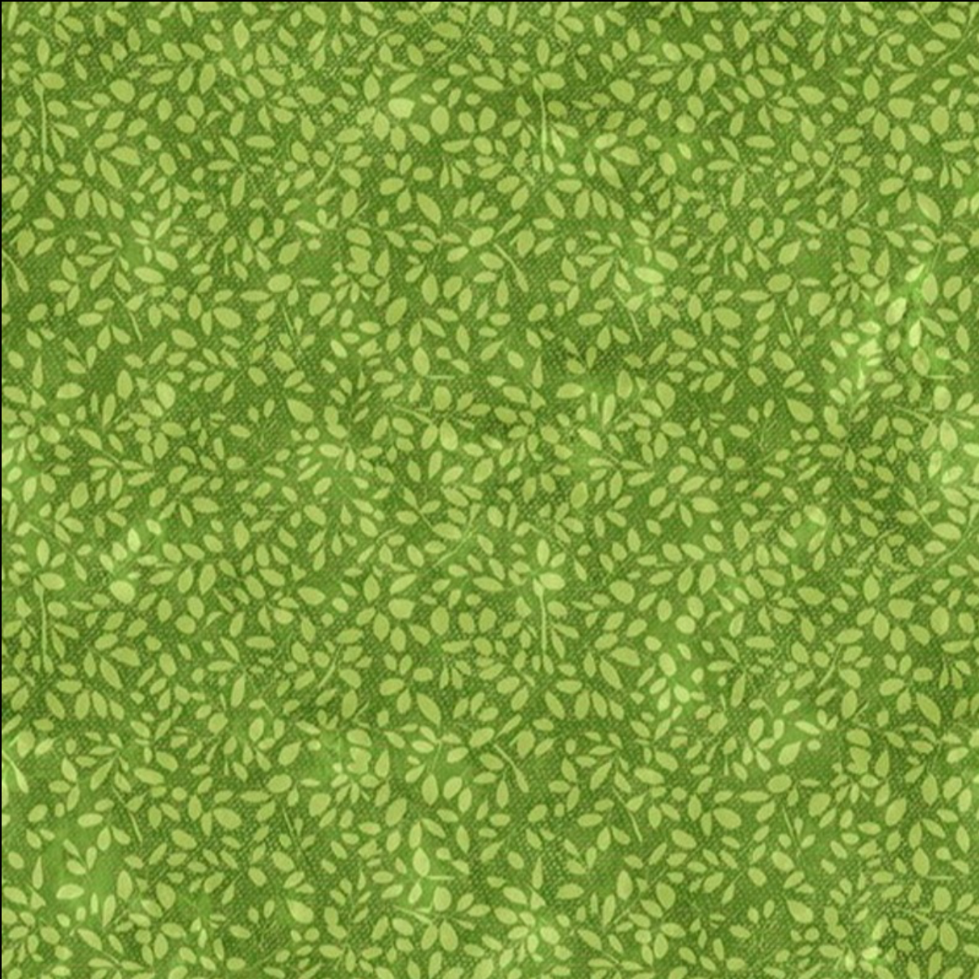 On the Go Leaves Green quilting cotton fabric by Jason Yenter – premium 100% cotton showing fresh tonal green leaf print