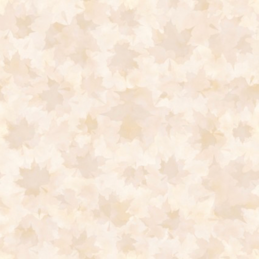 Reflections of Autumn II Shadow Maple Leaf Cream quilting cotton by Jason Yenter – soft shadow maple leaf print on cream