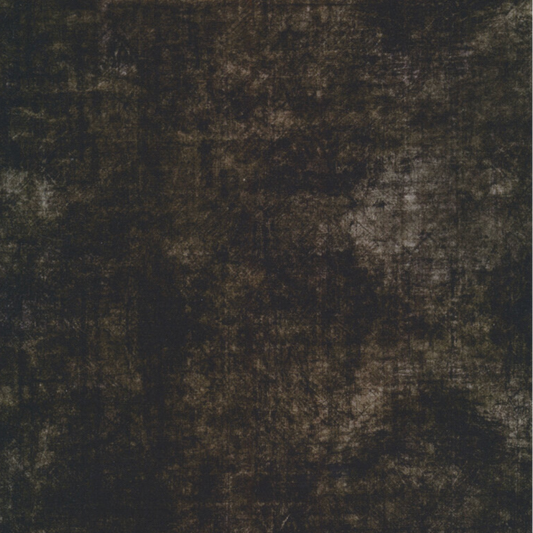 Halcyon Tonals Painters Texture Black quilting cotton fabric by Jason Yenter – premium 100% cotton showing rich painters texture