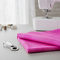 Interwoven Pink quilting cotton styled for modern quilting project inspiration