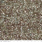 Terrazzo Khaki Fabric by Riley Blake Designs, with ivory and pale blue-gray pebble-shaped flecks on a mottled khaki-brown background, beside an inch ruler showing print scale.”

