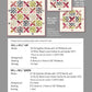 Criss Cross Kisses quilt pattern back cover by Robin Pickens — lap and queen sizes, Fat Eighth, Fat Quarter & Layer Cake friendly! Full yardage included. Shop at IraRobi Quilts! #QuiltPattern #RobinPickens #FatEighth #LayerCake #ModaFabrics