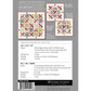 Criss Cross Kisses quilt pattern back cover by Robin Pickens — lap 63½" x 63½" using Fat Eighths or Layer Cake, and queen 96½" x 96½" using Fat Quarters, with full yardage requirements for blocks, background, backing and binding