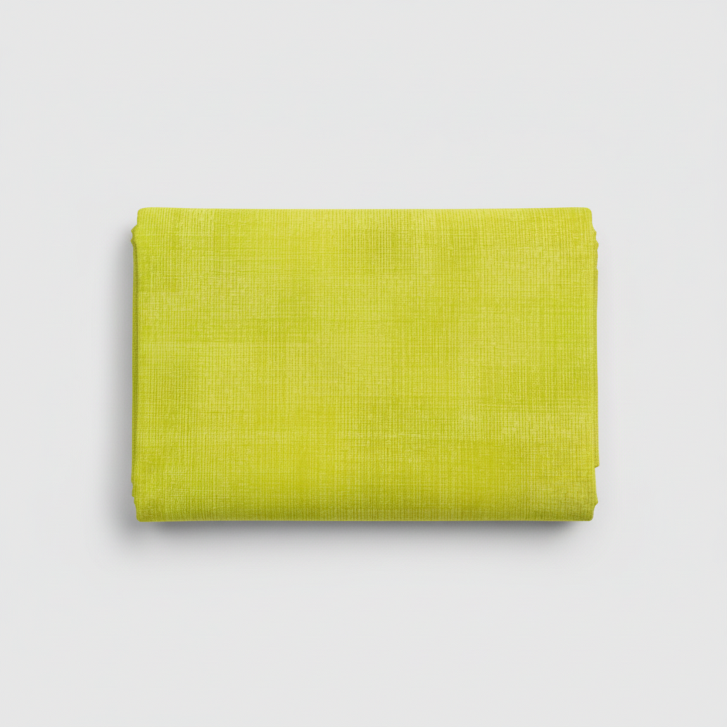 Interwoven Citron quilting cotton showing fabric texture and geometric pattern detail