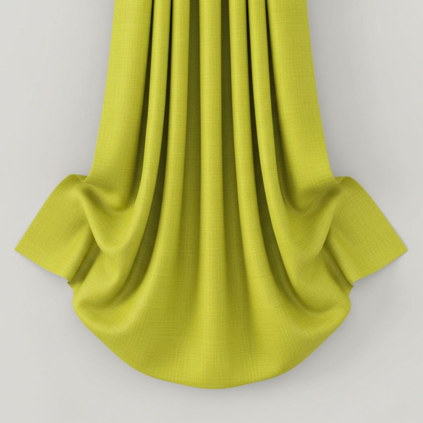 Interwoven Citron quilting cotton showing fabric body and drape quality
