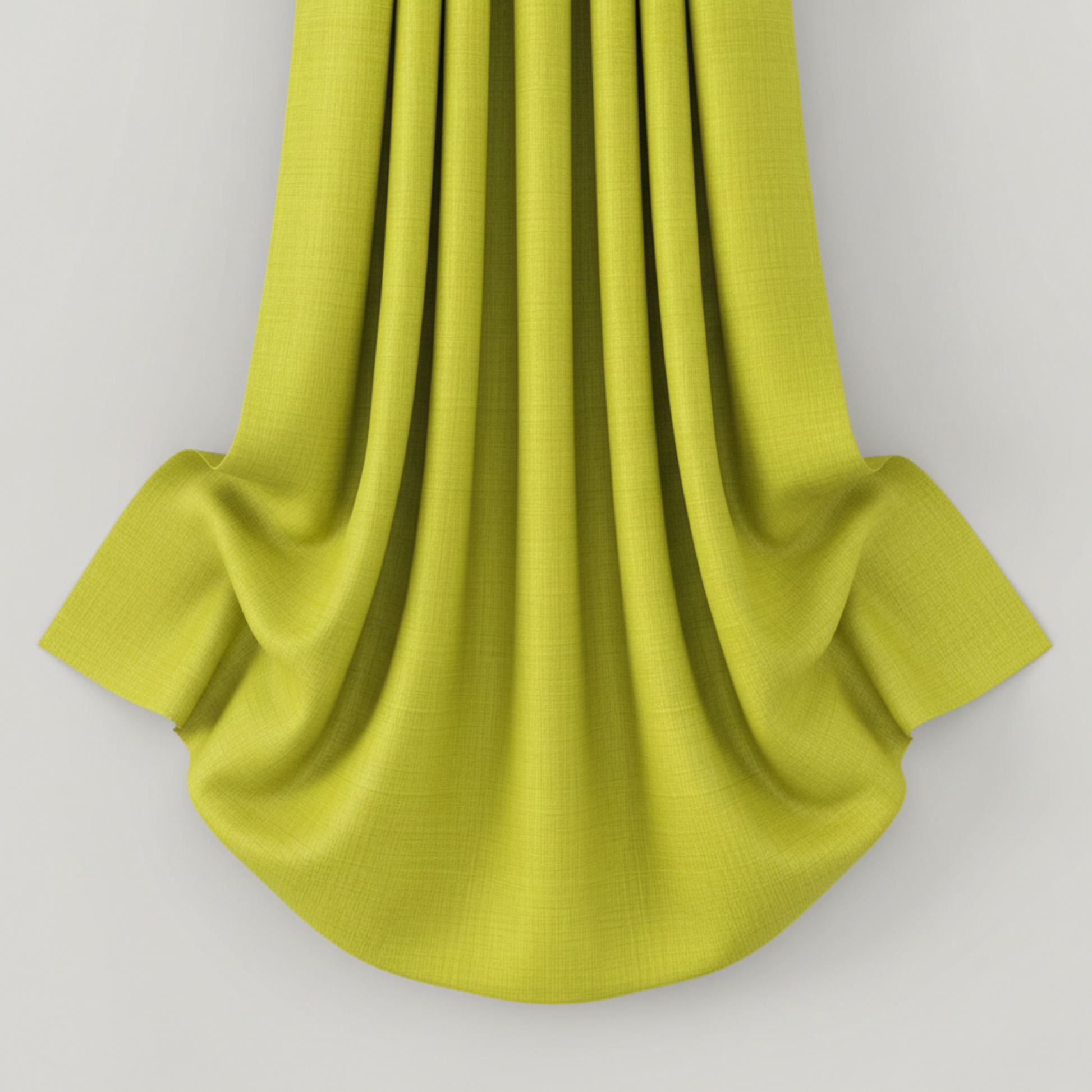 Interwoven Citron quilting cotton showing fabric body and drape quality